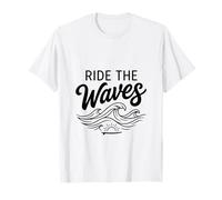 Surf Beach Graphic Surfer Gift Coastal Surfing Lover T-Shirt