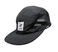 Surf Monkey 5-Panel-Cap Sport - Laufen - Recyceltes Polyester - Wasserdicht - Fluorfreier DWR - Erwachsene, Schwarz , Einheitsgröße