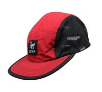 Surf Monkey 5-Panel-Cap Sport - Laufen - Recyceltes Polyester - Wasserdicht - Fluorin-freies DWR - Erwachsene, rot, Einheitsgröße