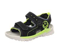 RICOSTA Jungen Sandalen SURF, Kinder Sommerschuhe, Weite: Mittel, waschbar, Strandschuhe, Outdoorsandalen, Klettverschluss, schwarz/grau (090), 28 EU