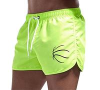 Surf Shorts Herren 2 In 1 Badeshorts Schwimmhose Schnelltrocknend Kurz Boardshorts Schnelltrockend Swimming Trunks Sexy Badeshorts Badehose Herren Rot
