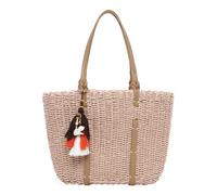 SURI FREY Shopper SFY Nandy Damen 39 x 28 x 16 cm Papierstroh Rosa (lightrose 646)
