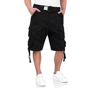 Surplus Division Herren Cargo Shorts, schwarz, 3XL
