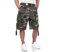 Surplus Division Herren Cargo Shorts, woodland, 5XL