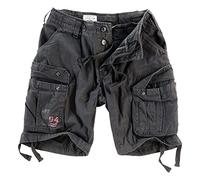 Surplus Raw Vintage Airborne Vintage Herren Cargo Shorts, schwarz, 5XL