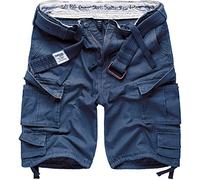 Surplus Raw Vintage Division Herren Cargo Shorts, Navy, 5XL