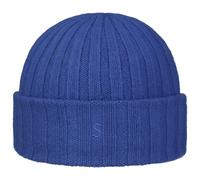 Stetson Surth Kaschmir Wintermütze Damen Herren Strickmütze 100% Kaschmirwolle Herbst Winter Royalblau One Size