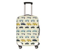 Surwin 3D Auto Reise Kofferschutzhülle Reisetasche Kofferbezug Elastisch Kofferhülle Gepäck Cover Waschbare Reisekoffer Hülle Schutz Bezug Schutzhülle (Beige A,XL (30-32 Zoll))