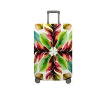 Surwin 3D Blumen Blätter Reise Kofferschutzhülle Reisetasche Kofferbezug Elastisch Kofferhülle Gepäck Cover Waschbare Reisekoffer Hülle Schutz Bezug Schutzhülle (Stil 2,L (26-28 Zoll))