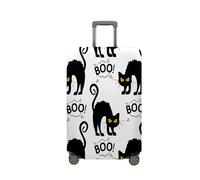 Surwin 3D Gemalte Katze Reise Kofferschutzhülle Reisetasche Kofferbezug Elastisch Kofferhülle Gepäck Cover Waschbare Reisekoffer Hülle Schutz Bezug Schutzhülle (E,XL (30-32 Zoll))