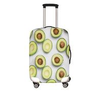 Surwin 3D Grüne Avocado Reise Kofferschutzhülle Reisetasche Kofferbezug Elastisch Kofferhülle Gepäck Cover Waschbare Reisekoffer Hülle Schutz Bezug Schutzhülle (B,XL (30-32 Zoll))
