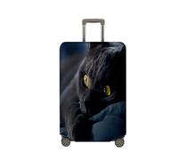 Surwin 3D-Kätzchen-Druck Reise Kofferschutzhülle Reisetasche Kofferbezug Elastisch Kofferhülle Gepäck Cover Waschbare Reisekoffer Hülle Schutz Bezug Schutzhülle (E,XL (30-32 Zoll))