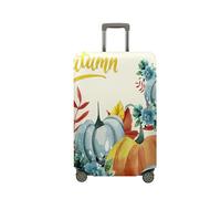 Surwin 3D Kürbis Reise Kofferschutzhülle Reisetasche Kofferbezug Elastisch Kofferhülle Gepäck Cover Waschbare Reisekoffer Hülle Schutz Bezug Schutzhülle (Stil 4,L (26-28 Zoll))