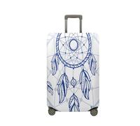 Surwin 3D Reise Kofferschutzhülle Reisetasche Kofferbezug Traumfänger Stile Elastisch Kofferhülle Gepäck Cover Waschbare Reisekoffer Hülle Schutz Bezug Schutzhülle (Muster 3,M (22-24 Zoll))