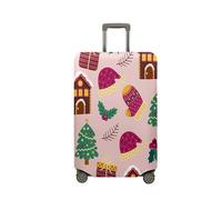 Surwin 3D Reise Kofferschutzhülle Reisetasche Kofferbezug Weihnachtsmode Elastisch Kofferhülle Gepäck Cover Waschbare Reisekoffer Hülle Schutz Bezug Schutzhülle (Muster 4,S (18-20 Zoll))