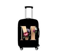 Surwin 3D Reise Kofferschutzhülle Waschbare Reisetasche Kofferbezug Elastisch Kofferhülle Gepäck Cover Reisekoffer Hülle Schutz Bezug Schutzhülle (L (26-28 Zoll),M)