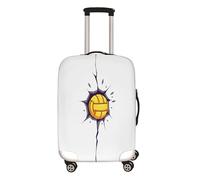 Surwin 3D Sportball Reise Kofferschutzhülle Reisetasche Kofferbezug Elastisch Kofferhülle Gepäck Cover Waschbare Reisekoffer Hülle Schutz Bezug Schutzhülle (Volleyball G,L (26-28 Zoll))