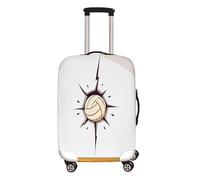 Surwin 3D Sportball Reise Kofferschutzhülle Reisetasche Kofferbezug Elastisch Kofferhülle Gepäck Cover Waschbare Reisekoffer Hülle Schutz Bezug Schutzhülle (Volleyball 1,L (26-28 Zoll))