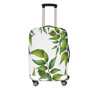 Surwin 3D Tropische Blätter Reise Kofferschutzhülle Reisetasche Kofferbezug Elastisch Kofferhülle Gepäck Cover Waschbare Reisekoffer Hülle Schutz Bezug Schutzhülle (I,XL (30-32 Zoll))
