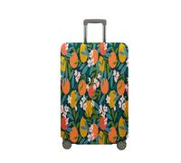 Surwin 3D Zitrusmuster Reise Kofferschutzhülle Reisetasche Kofferbezug Elastisch Kofferhülle Gepäck Cover Waschbare Reisekoffer Hülle Schutz Bezug Schutzhülle (Muster G,XL (30-32 Zoll))