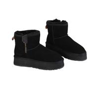 Surwin Damen Schneestiefel Winterstiefel, Snow Boots Freizeitschuhe Frauen Warm Wanderstiefel, Damen Ankle Boots Stiefel Bequeme Flache Winterschuhe 35-40 (xd562 Schwarz,37)