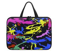 Surwin Laptop Hülle Tasche, Aquarell Stil Laptop Hüllen Wasserdicht Stoßfest Laptoptasche mit Griff und Reißverschluss Laptophülle Langlebig Rundumschutz Notebook Sleeve (Mehrfarbig,12 Zoll)
