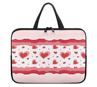 Surwin Laptop Hülle Tasche, Liebesherz Muster Laptop Hüllen Wasserdicht Stoßfest Laptoptasche mit Griff und Reißverschluss Laptophülle Rundumschutz Notebook Sleeve (13 Zoll,Stern)