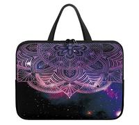 Surwin Laptop Hülle Tasche, Mandala Stil Laptop Hüllen Wasserdicht Stoßfest Laptoptasche mit Griff und Reißverschluss Laptophülle Langlebig Rundumschutz Notebook Sleeve (13 Zoll,Interstellar)