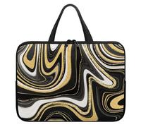 Surwin Laptop Hülle Tasche, Marmor Muster Laptop Hüllen Wasserdicht Laptoptasche mit Griff und Reißverschluss Laptophülle Stoßfest Notebook Sleeve Rundumschutz (Stein Muster,12 Zoll)