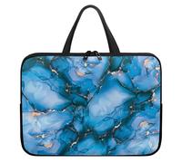 Surwin Laptophülle mit Griff, 3D Marmor Stil Laptop Hülle Tasche Wasserdicht Laptop Hüllen Laptoptasche mit Reißverschluss, Stoßfest Langlebig Notebook Sleeve (12 Zoll,Marmor)