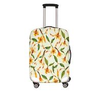 Surwin Tropische Blumen 3D Reise Kofferschutzhülle Reisetasche Kofferbezug Elastisch Kofferhülle Gepäck Cover Waschbare Reisekoffer Hülle Schutz Bezug Schutzhülle (Stil 4,L (26-28 Zoll))