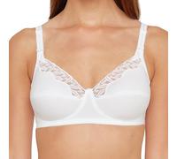 SUSA Baumwoll BH Damen ohne Bügel Cotton I Damen-BHs mit genähten Cups I 100 % Baumwolle I Tolles Hautgefühl, l Dekorative Spitzen