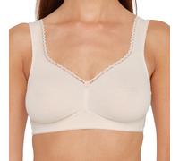 Susa Baumwoll BH Damen ohne Bügel Organic Cotton, Damen-BHS mit vorgeformten Cups, Optimaler Halt, Gepolsterte Träger