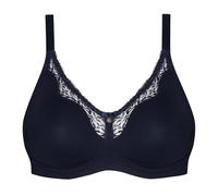 Susa BH Damen ohne Bügel Capri, Damen-BHS mit gemoldeten Cups & transparentem Spitzenstoff, Wunderbares Hautgefühl