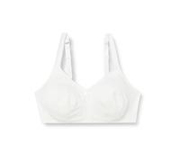 Susa BH Damen ohne Bügel Latina I Damen-BHS mit genähten Cups & seitlichen Stützblenden I Dessous mit optimaler Passform I Hoher I weiß I 110D
