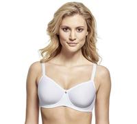 SUSA Spacer BH Damen mit Bügel Catania I Damen-BHS aus atmungsaktivem Spacer Material I Angenehmes Hautgefühl I Cups ohne Naht vorgeformt I weiß I 95C