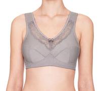 Entlastungs-BH SUSA "Entlastungs BH ohne Bügel Basic", Damen, Gr. 105, Cup B, lila (frosty lavender), Obermaterial: 55% Polyamid PA. 39% Baumwolle CO. 6% Elasthan EL., BHs Entlastungs-BH (66809801-105