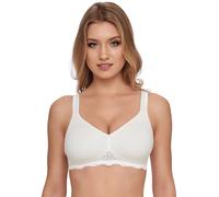 Susa Damen Bügel gemoldet Organic-Cotton Bügelloser BH, Weiß (Natur 229), 80A