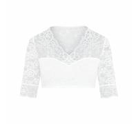 Susa Damen 5568 Wiesn-Zauber Dirndl-Bluse halbarm, Ivory, 36
