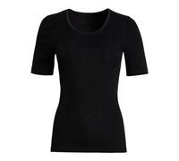 Susa Damen Spenzer S8010810 Angora Thermounterwäsche Oberteil 1/4-Arm Schwarz M