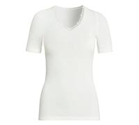 Sangora Spenzer 1/4 Arm weiß, V-Ausschnitt mit Spitze XXL