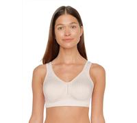 SUSA Damen BH ohne Bügel I Cremona BH 7761 I Komfort-BH mit gemoldeten Cups & Entlastungsträgern I Verstellbare Träger & Rückenverschluss I Stützender BH für optimalen Halt I Sand, 85E