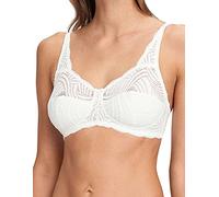 Susa Damen BH ohne Bügel Nizza mit genähten Cups und verstellbaren Trägern, Natur, 90C