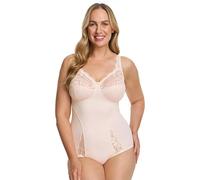 SUSA Damen Body ohne Bügel - Latina 6538 - Bequeme Shapewear Mieder für Frauen - Figurschmeichelndes Design - Ideal für Alltag & besondere Anlässe - Soft Peach, 85E