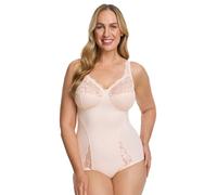 SUSA Damen Body ohne Bügel - Latina 6538 - Bequeme Shapewear Mieder für Frauen - Figurschmeichelndes Design - Ideal für Alltag & besondere Anlässe - Soft Peach, 90B