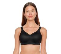 Große Größen: Minimizer-BH ohne Bügel, mit Spitzenbesatz, schwarz, Gr.90G