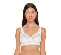 Susa Damen Ohne Aus Elastischer Spitze Latina 7814 Bügelloser BH, Elfenbein (Champagner 002), 100B EU
