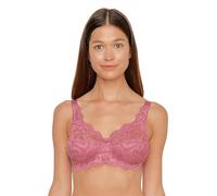 Susa Damen Ohne Aus Elastischer Spitze Latina Bügelloser BH, Rosa (Pflaume 118), 100B EU