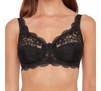 Susa Damen Ohne Aus Elastischer Spitze Latina Bügelloser BH, Schwarz (Schwarz 004), 110B EU