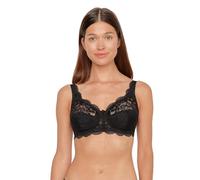 Susa Damen Ohne Aus Elastischer Spitze Latina Bügelloser BH, Schwarz (Schwarz 004), 90D EU